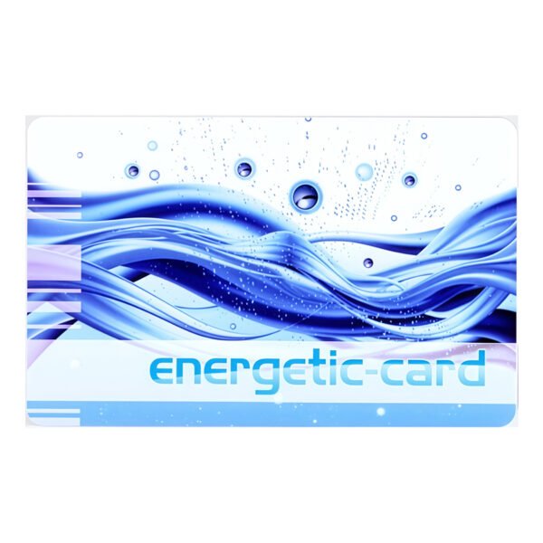 Energetic Card for harmonizing food, water and natural energy