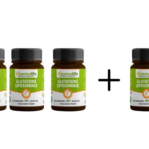 Glutatione Liposomiale 60 capsule offerta 3 più 1 gratis
